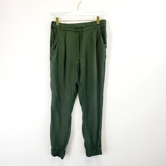 TALULA Jogger Trouser Pants MEDIUM Womens Drawstring Loose Relaxed Mid Rise Boho - Picture 2 of 13